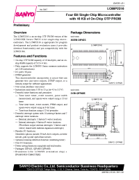 Datasheet LC662108A manufacturer Sanyo